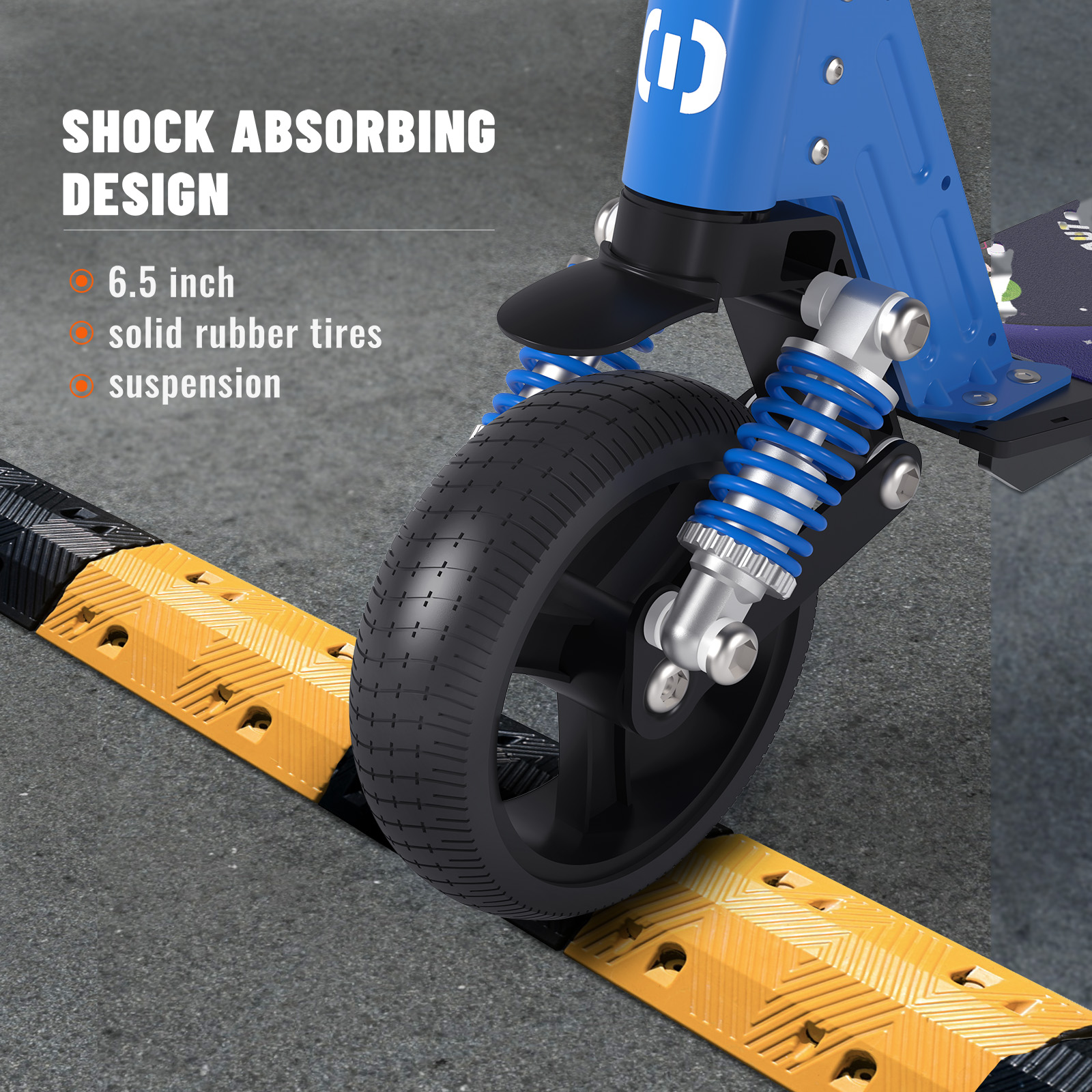 S5 Kids Electric Scooter, Foldable 6-12 Years Old Children Scooter with LED Display, Range 5-8km, Colorful LED Lights, Adjustable Height and Speed, Ideal Gift for Kids