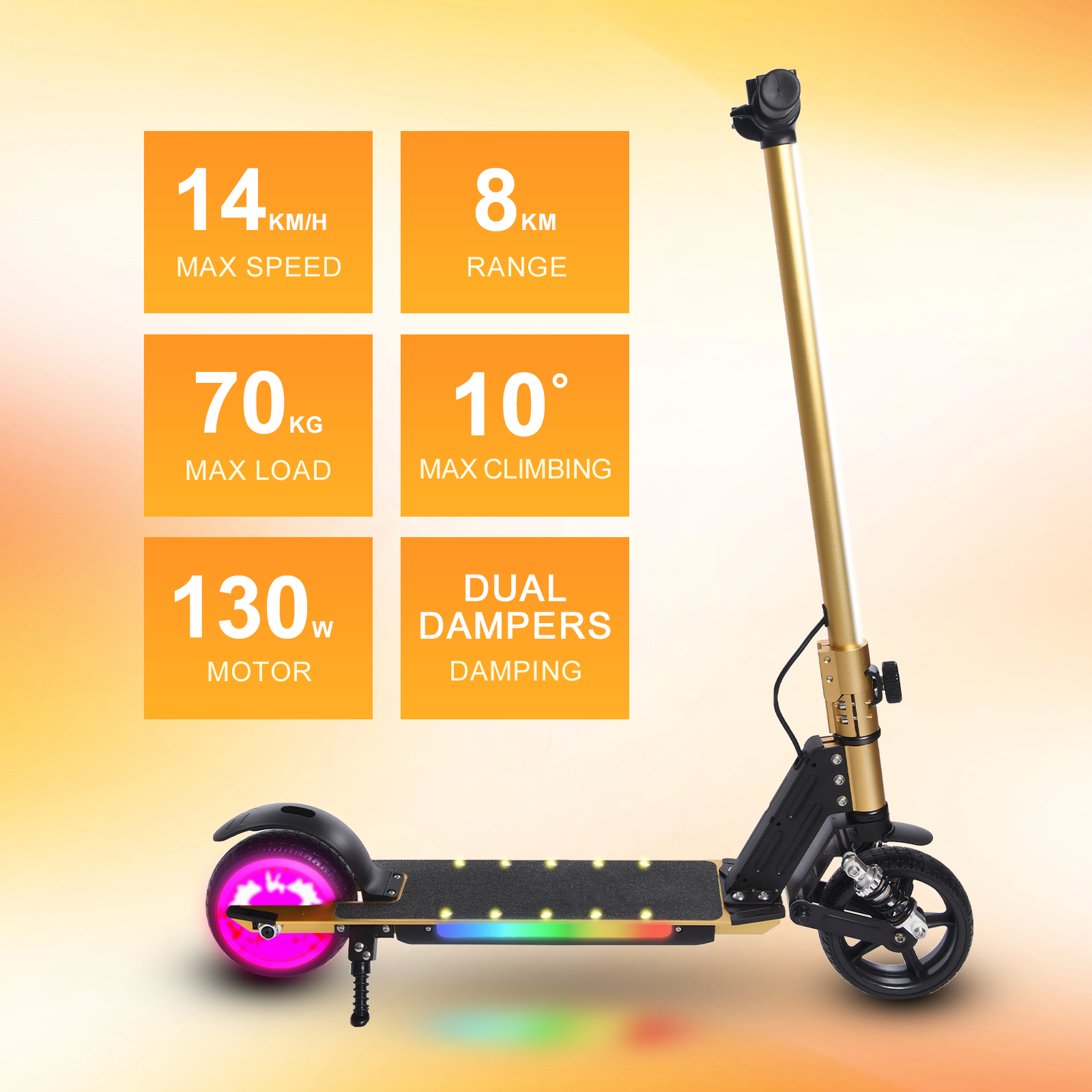 S5 Kids Electric Scooter Folding Teenagers UK Electric Scooter 15 km/h LCD Display 80W