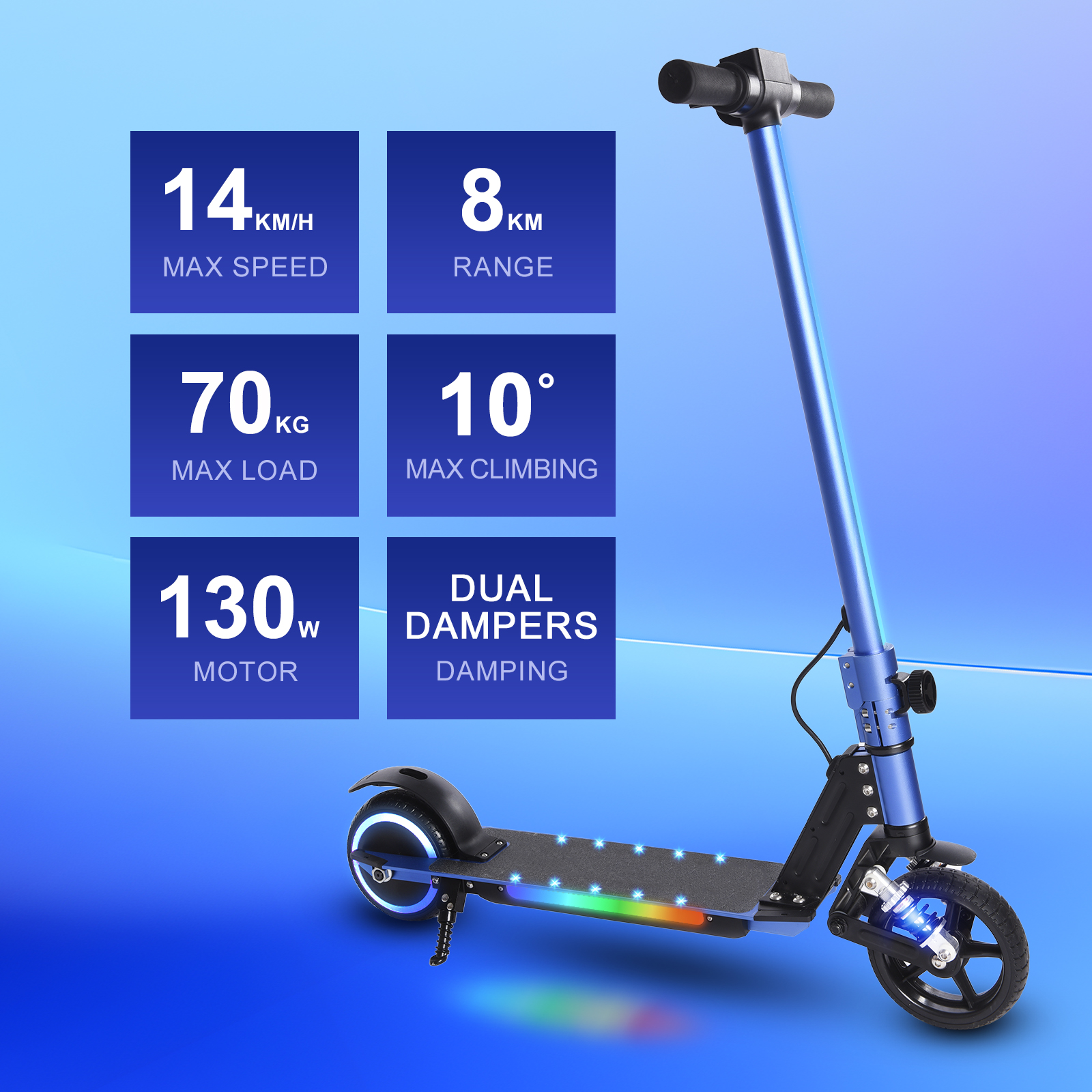 S5 Kids Electric Scooter Folding Teenagers UK Electric Scooter 15 km/h LCD Display 80W