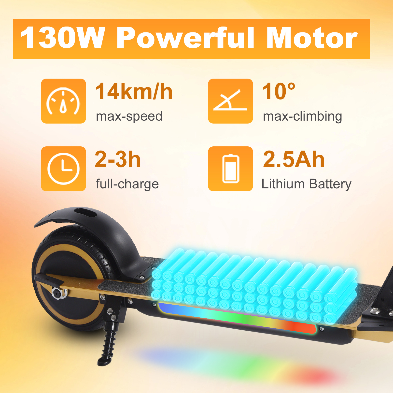 S5 Kids Electric Scooter Folding Teenagers UK Electric Scooter 15 km/h LCD Display 80W