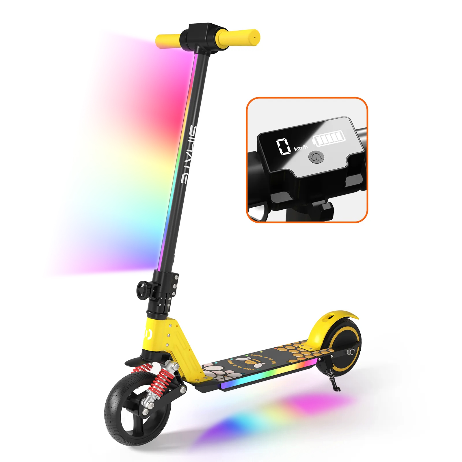 S5 kids electric scooter, foldable scooter for 6-12 years old kids
