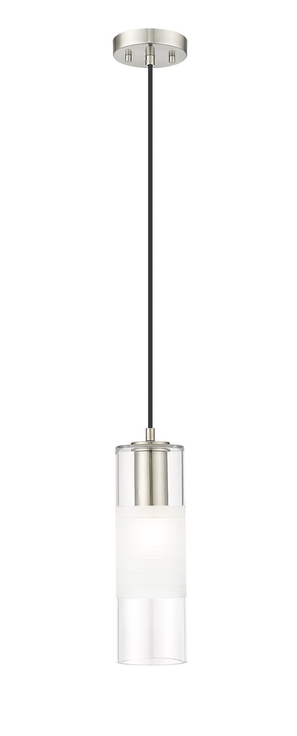 Stiffel Cylindrical Glass Wire Pendant