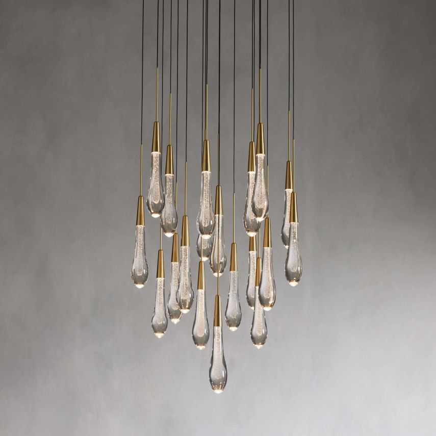 Eilis Crystal Round Chandelier 17" 24" 36" 58"