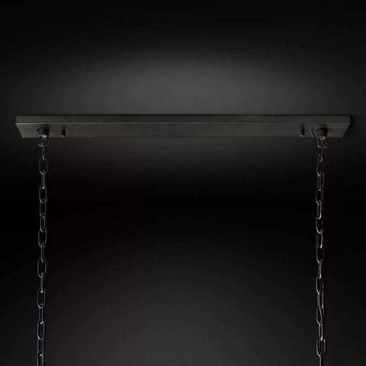 Aubrey Calcite Rectangular Chandelier 62"