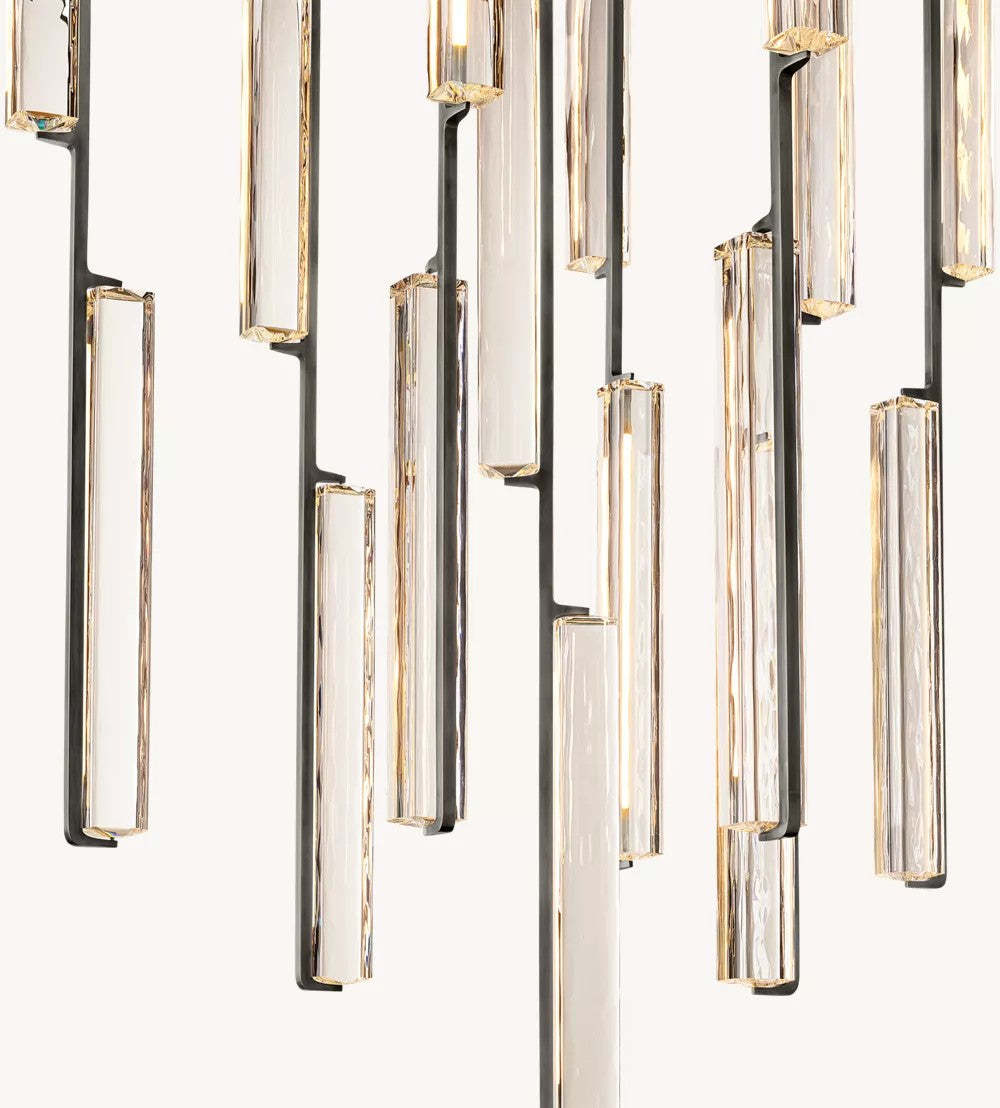 Audube Round Chandelier   40"D