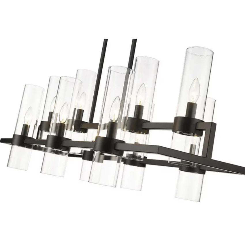 Brio Rectangles Chandelier 43"