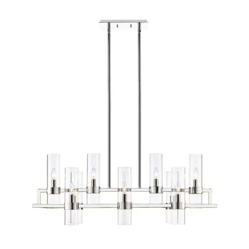 Brio Rectangles Chandelier 43"