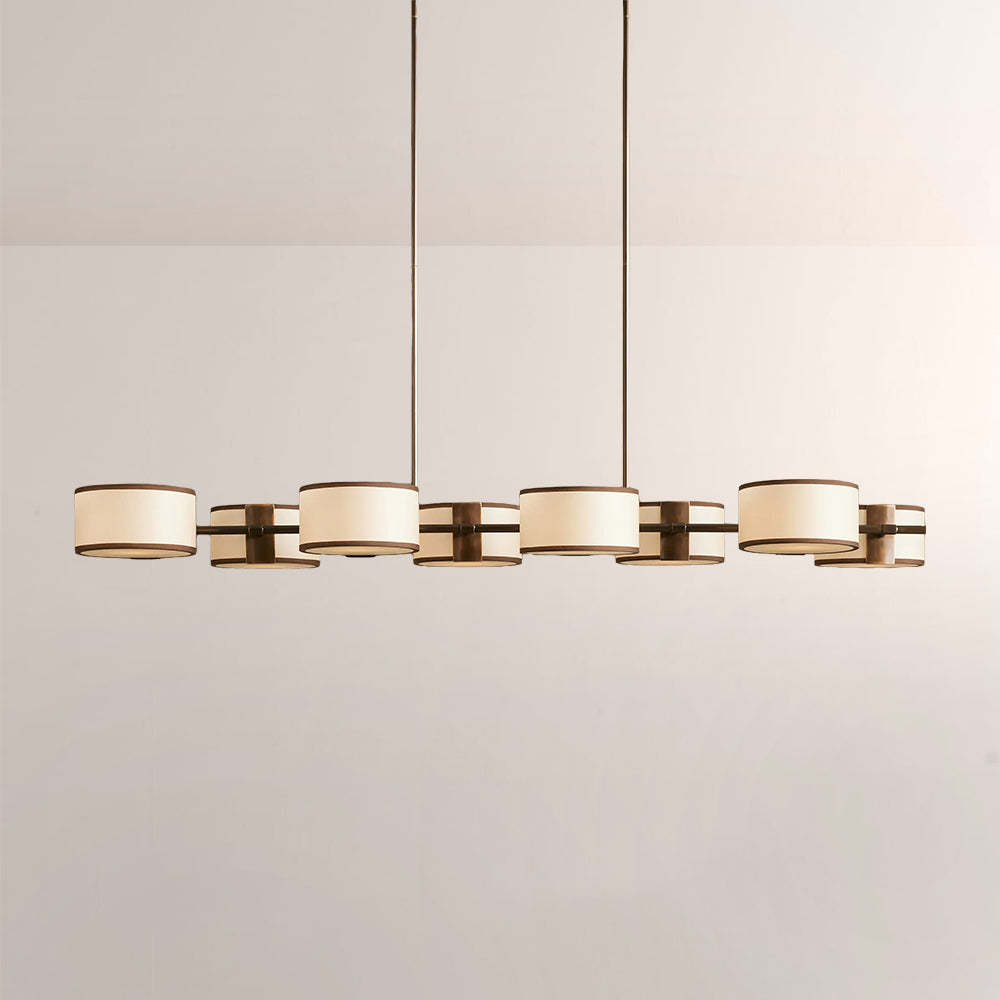 Daphna 8-Light Linear Chandelier,quiet luxury ambient lighting