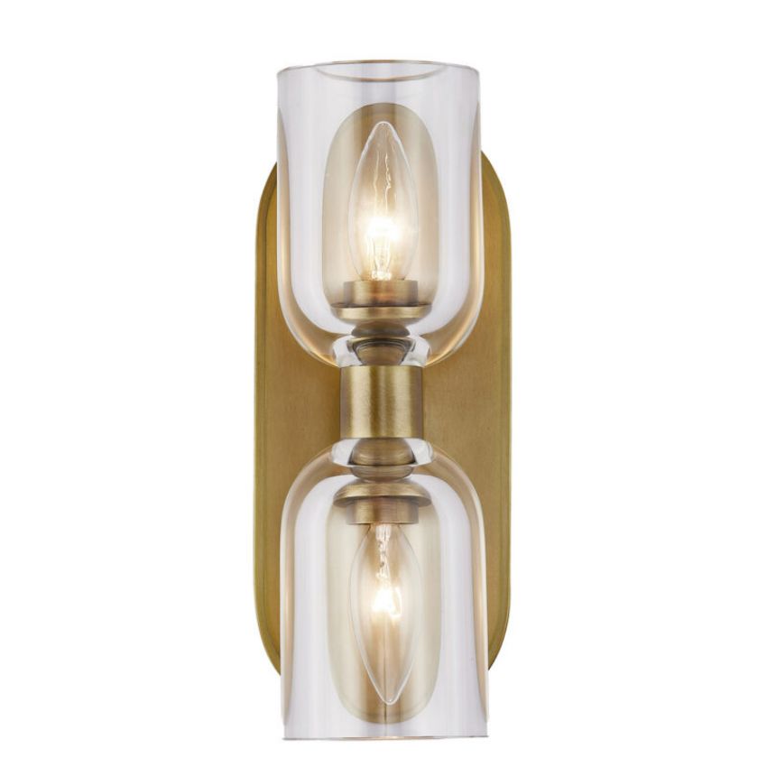 Harmonie 2-Light Wall Sconce,Candle Wall Sconces,Bedroom Wall Sconces