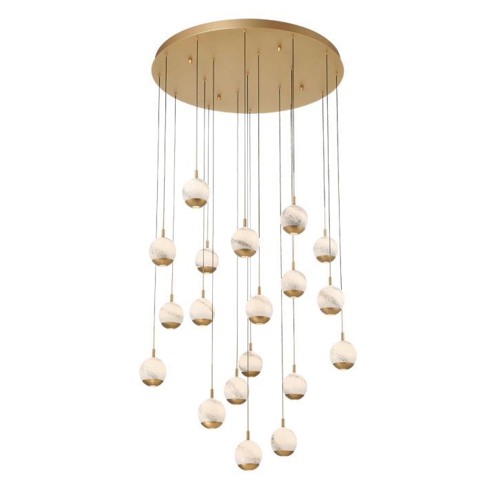 Kimber Lights Round LED Chandelier