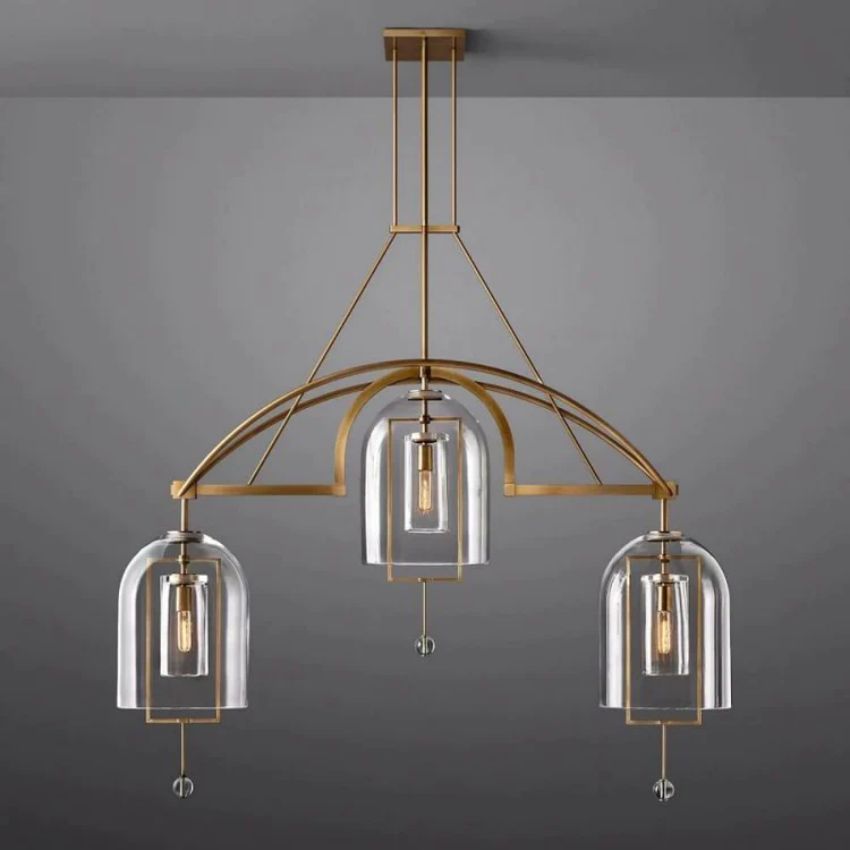 Fulcrum Linear Chandelier 61"