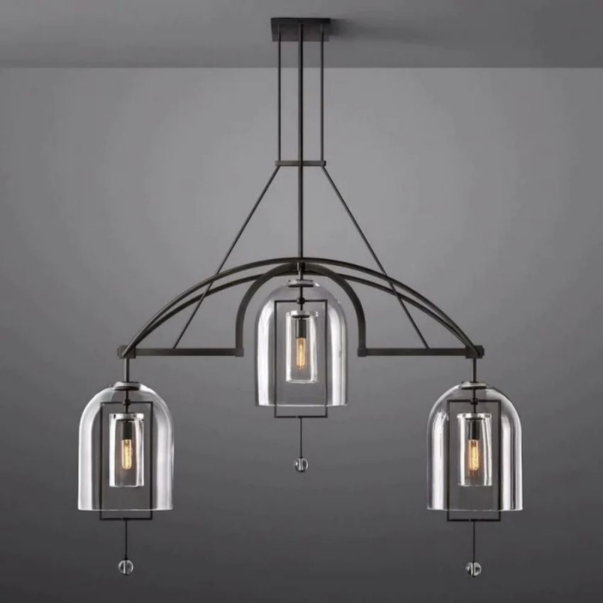 Fulcrum Linear Chandelier 61"
