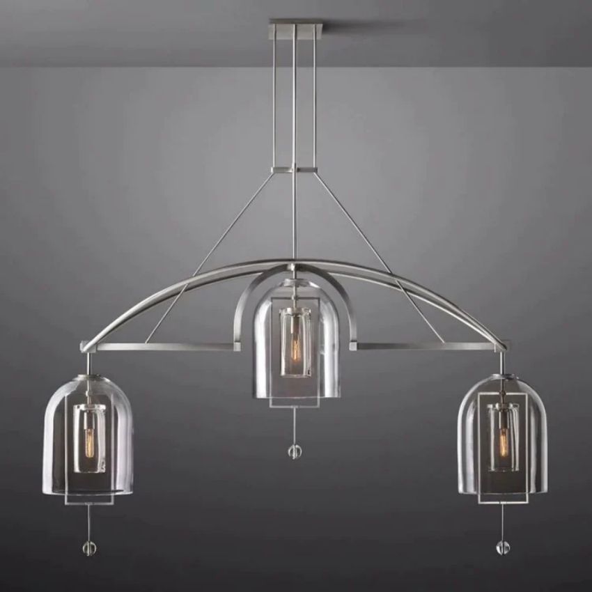 Fulcrum Round Chandelier 61"