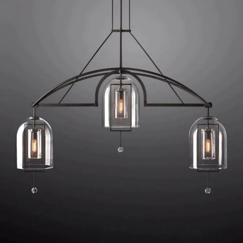 Fulcrum Round Chandelier 61"