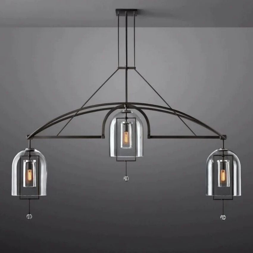 Fulcrum Linear Chandelier 85"