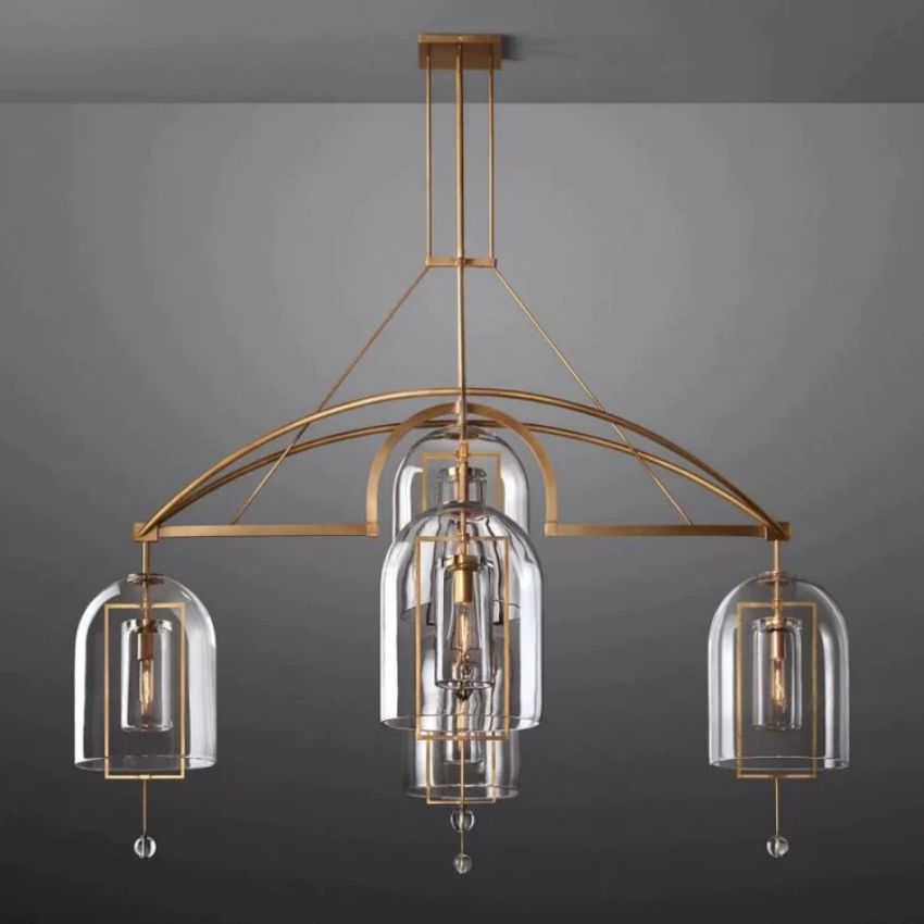 Fulcrum Round Chandelier 73"