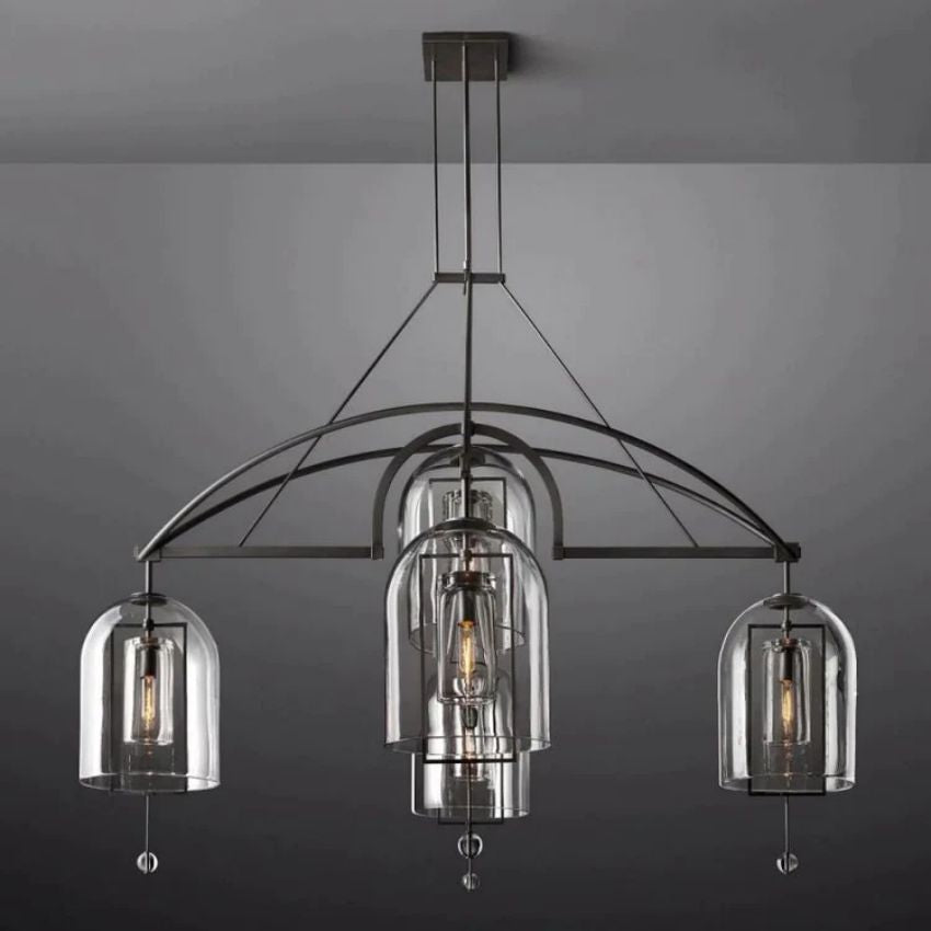 Fulcrum Round Chandelier 73"