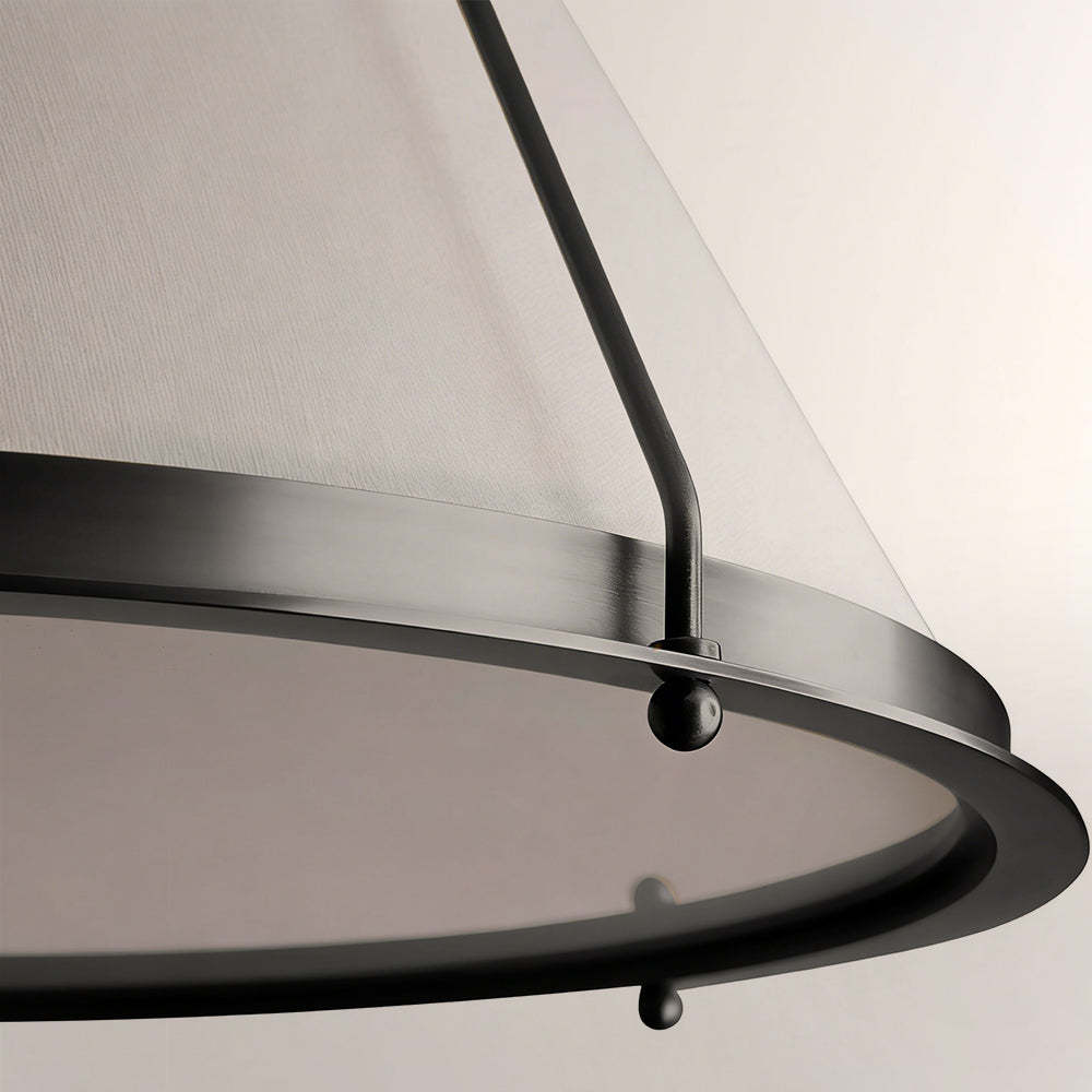 Sheirz Linen Flush Mount