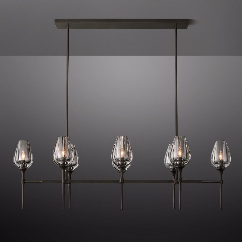 Tulip Linear Chandelier 52"