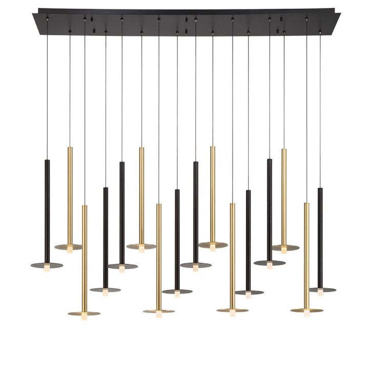 Una Linear LED Chandelier