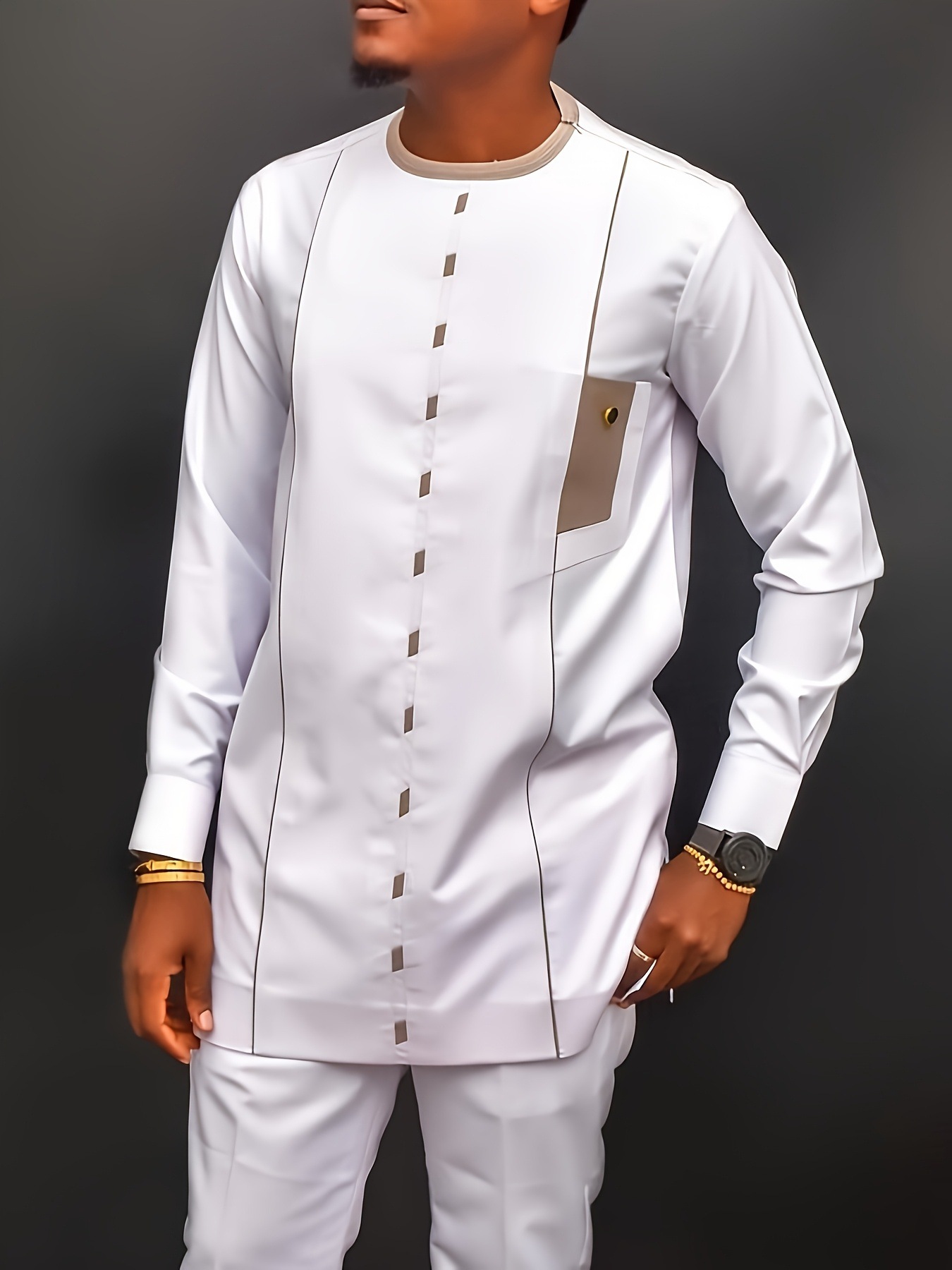 Kente African Print Men's Suit 10592