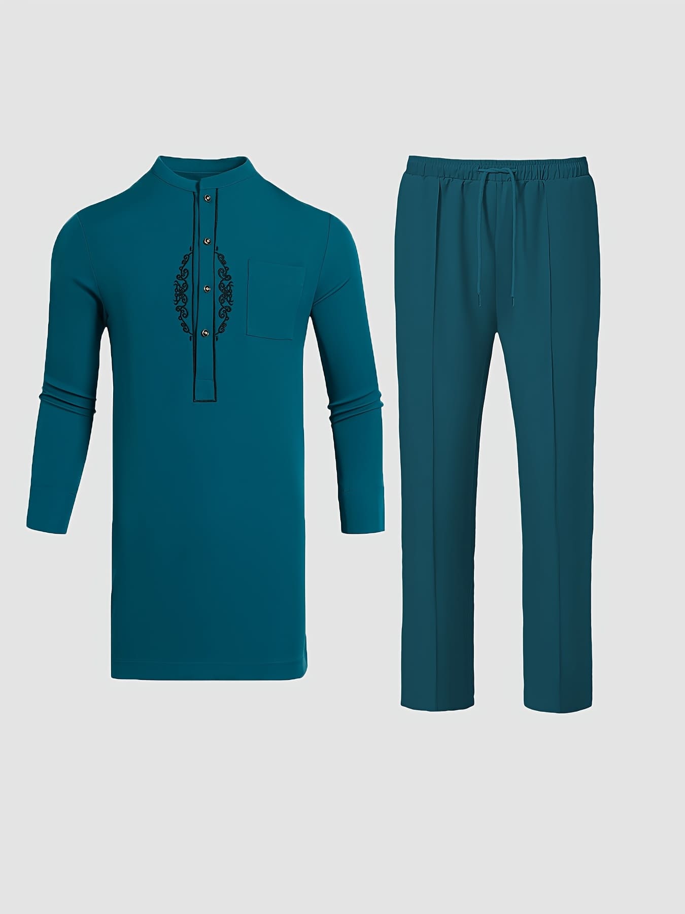 New African Men's Ethnic Set Hot Selling High Quality Embroidered Edition 10038