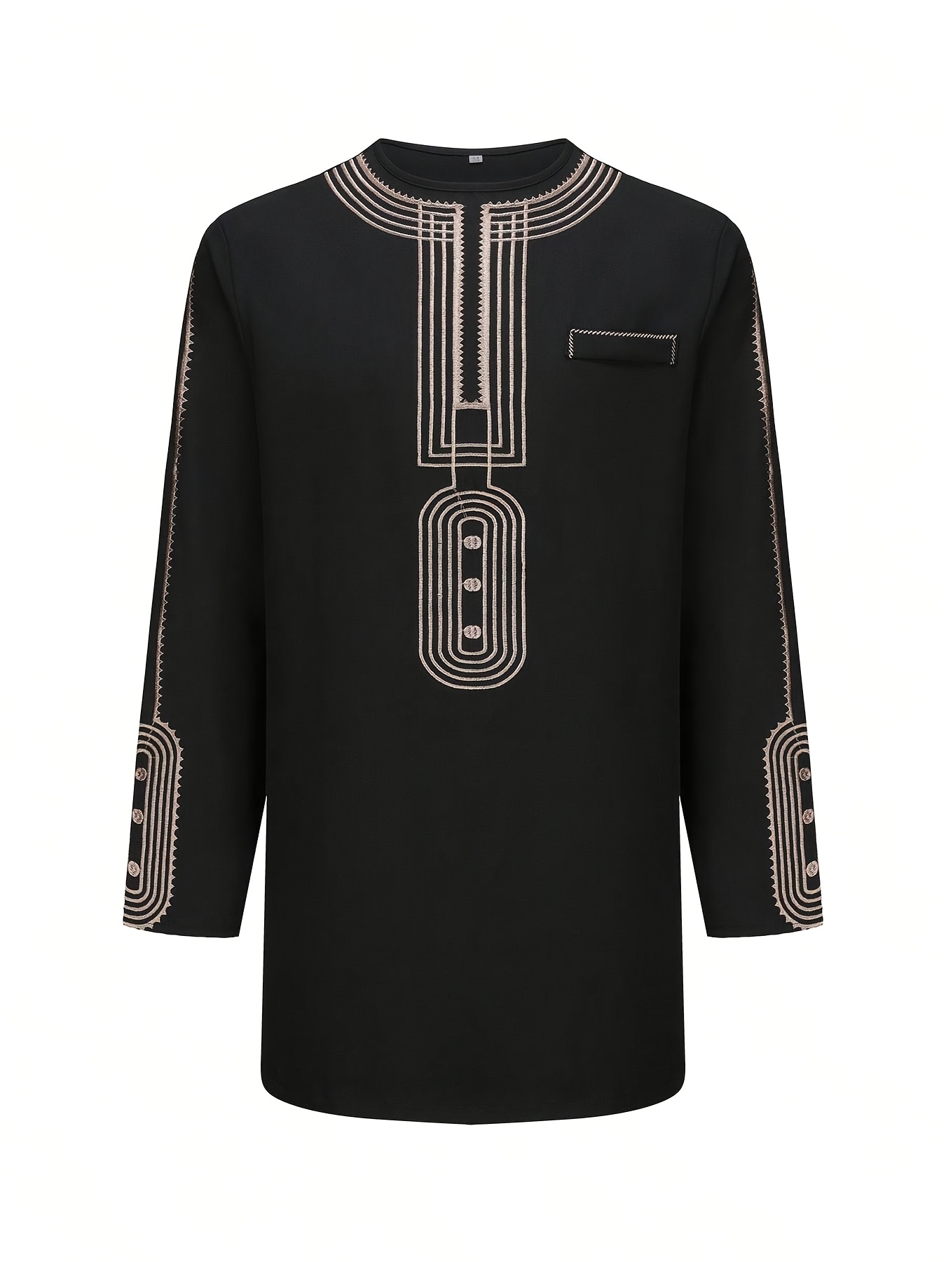 Africance Men's African Suit Set | Embroidered Jacket & Casual Pants 2-Piece | Wedding & Party Wear