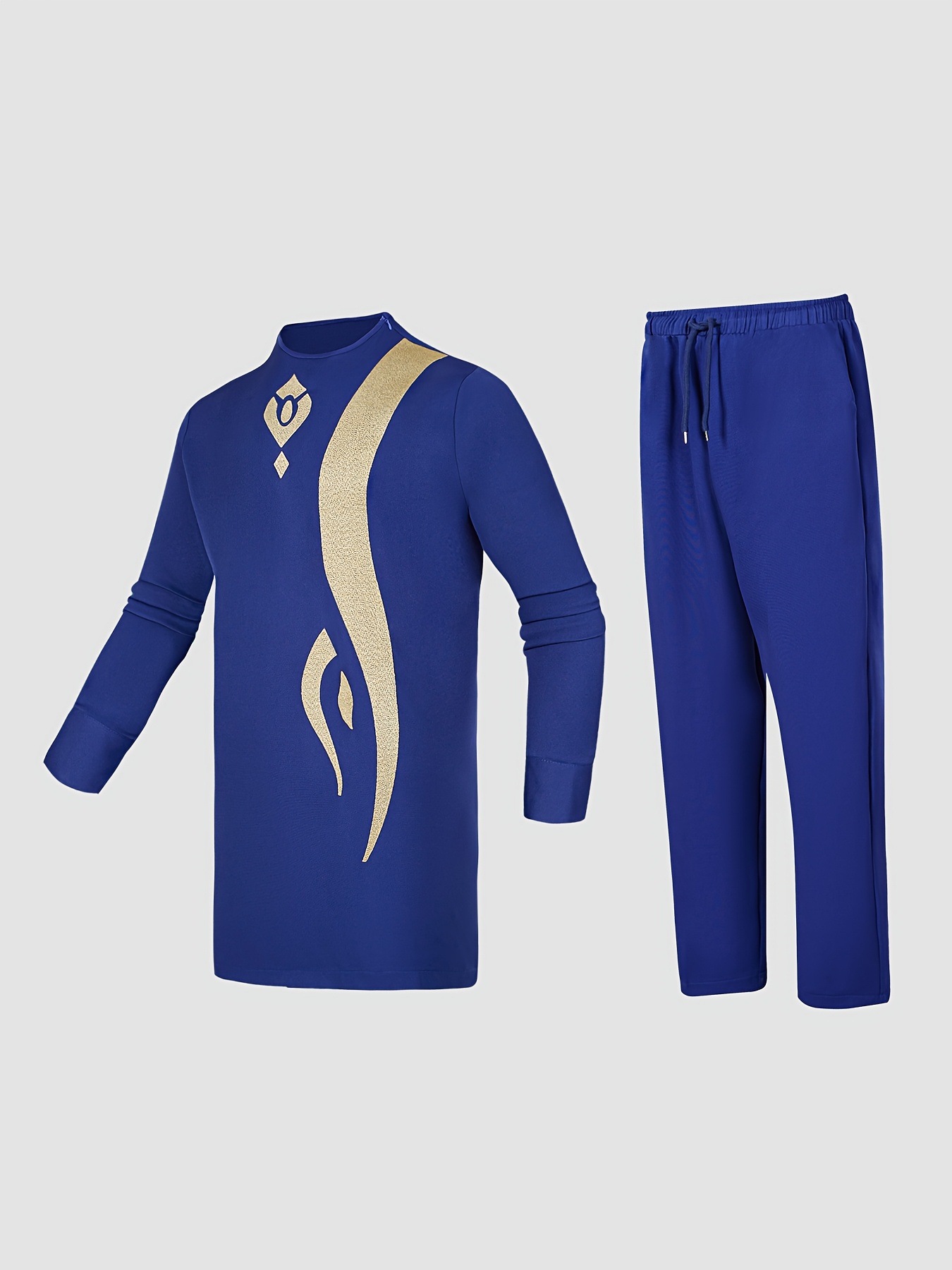 African Men's Ankara Style Suit 10593