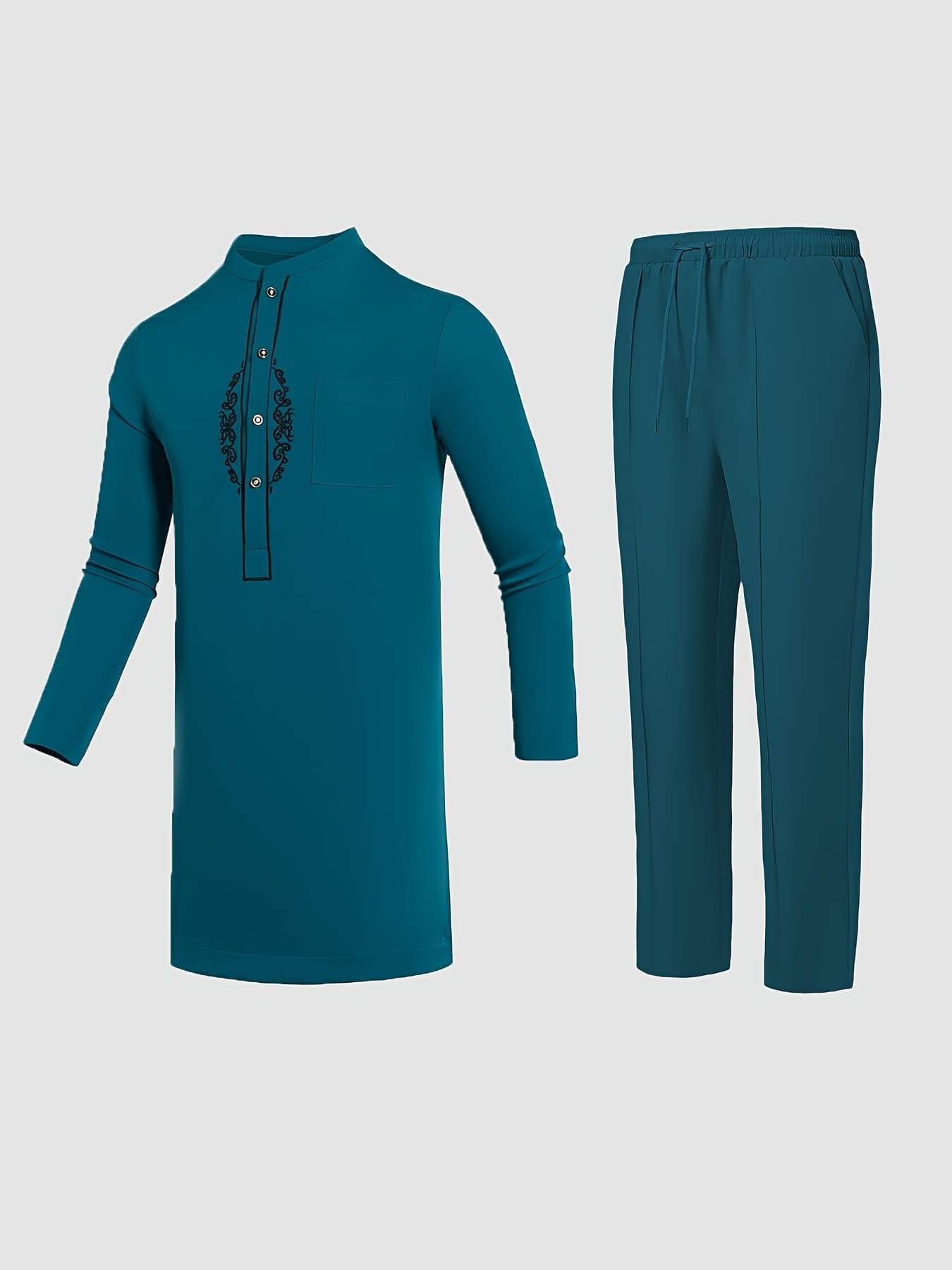 New African Men's Ethnic Set Hot Selling High Quality Embroidered Edition 10038