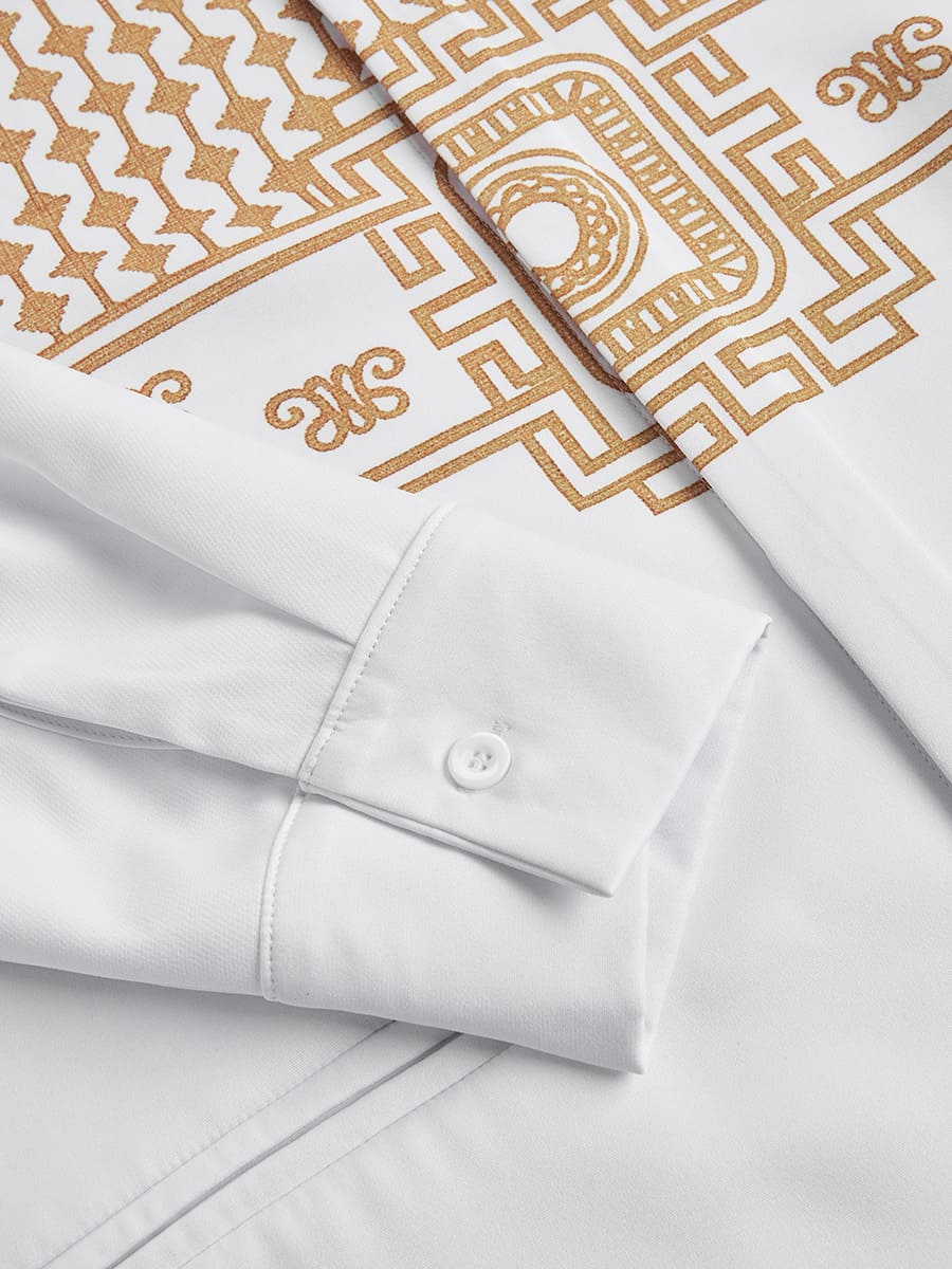 Africance Men's African Print Suit | Ethnic Pattern Two-Piece Set | Premium New Arrival 10086