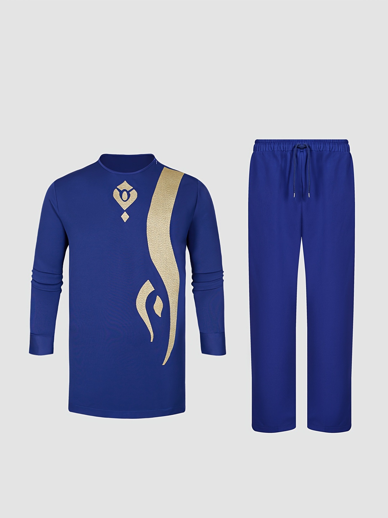 African Men's Ankara Style Suit 10593