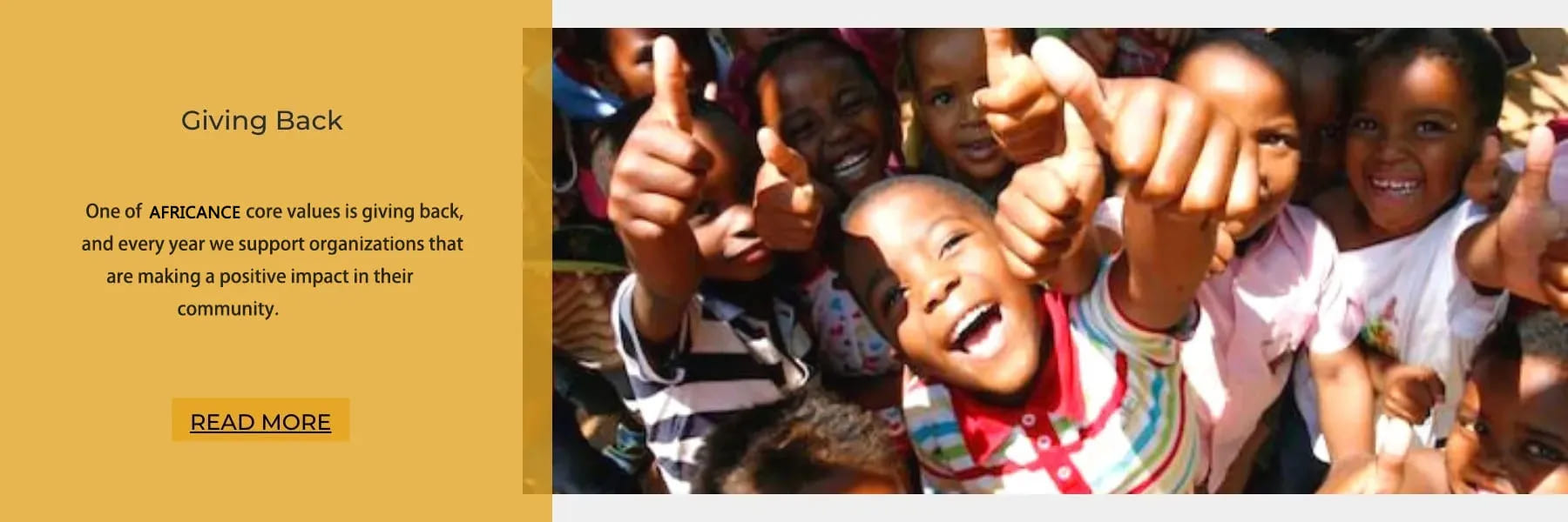 Africance Community Giving - Supporting Youth & Health in Africa and the US