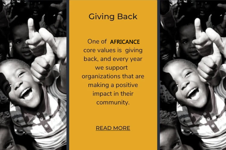 Africance Community Giving - Supporting Youth & Health in Africa and the US