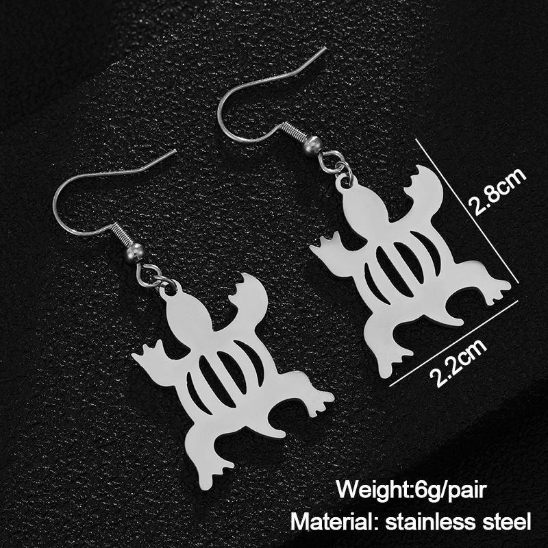 Mpuankwa Turtle Adinkra Symbol Earrings