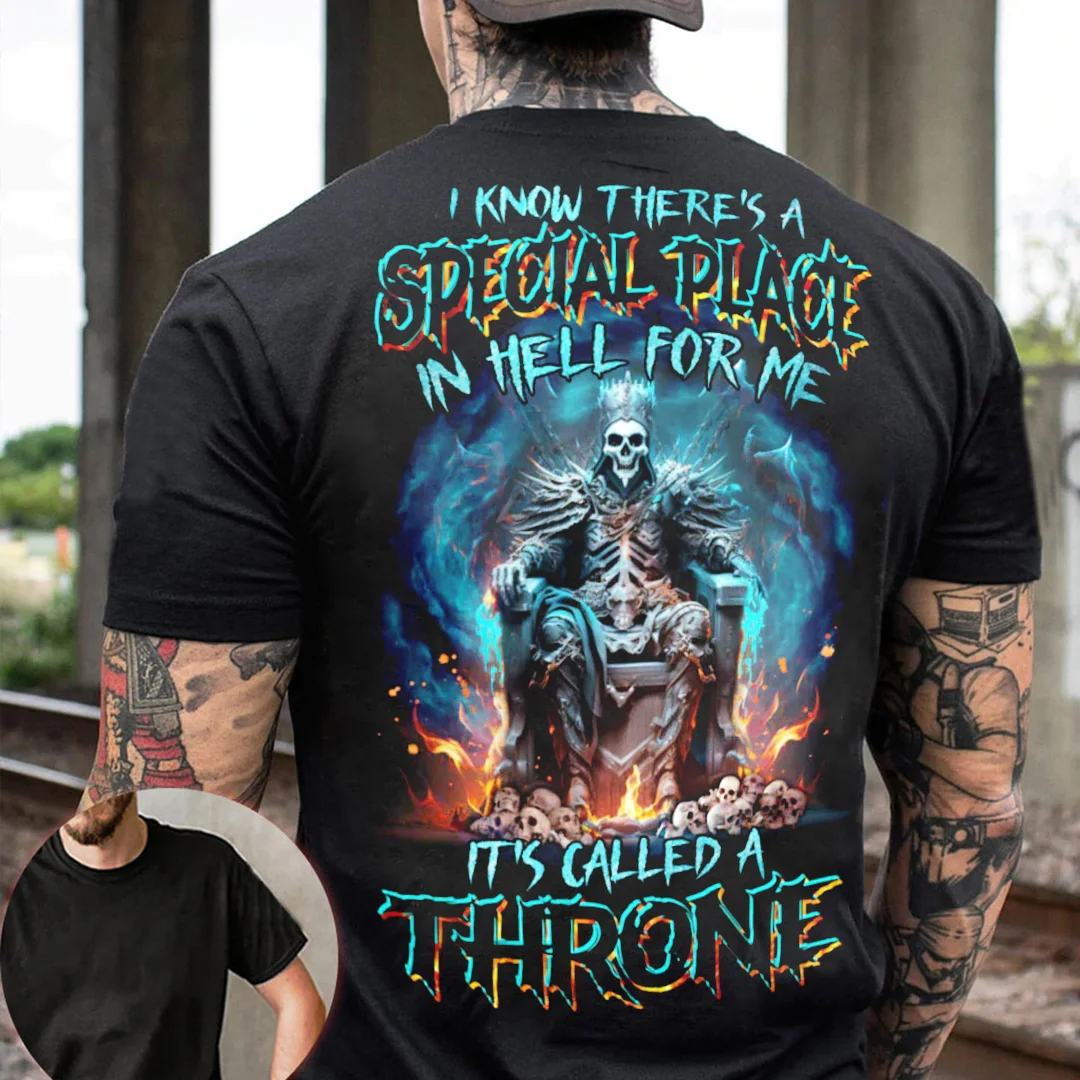 It'S Called A Throne Men's Short Sleeve Printed T-shirt-
