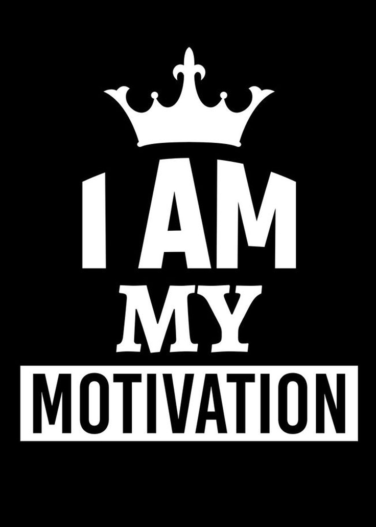 I Am My Motivation Men's Short Sleeve  Printed T-shirt-