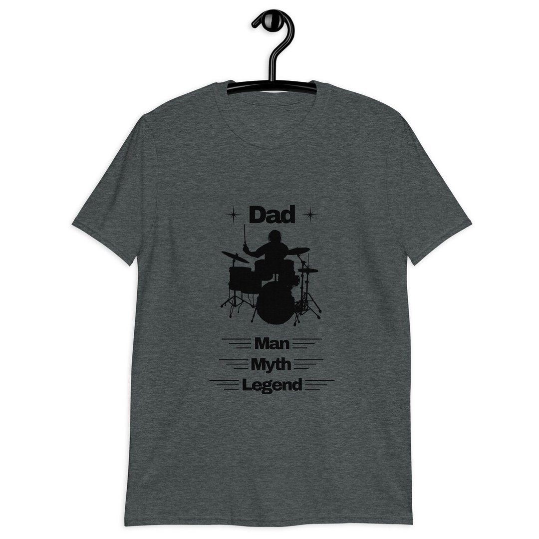 Drummer Dad Men's Short Sleeve  Printed T-shirt-