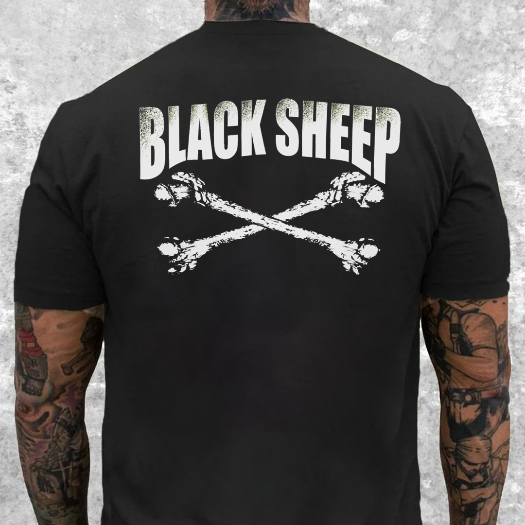 BLACKSHEEP Men's Short Sleeve  Printed T-shirt-