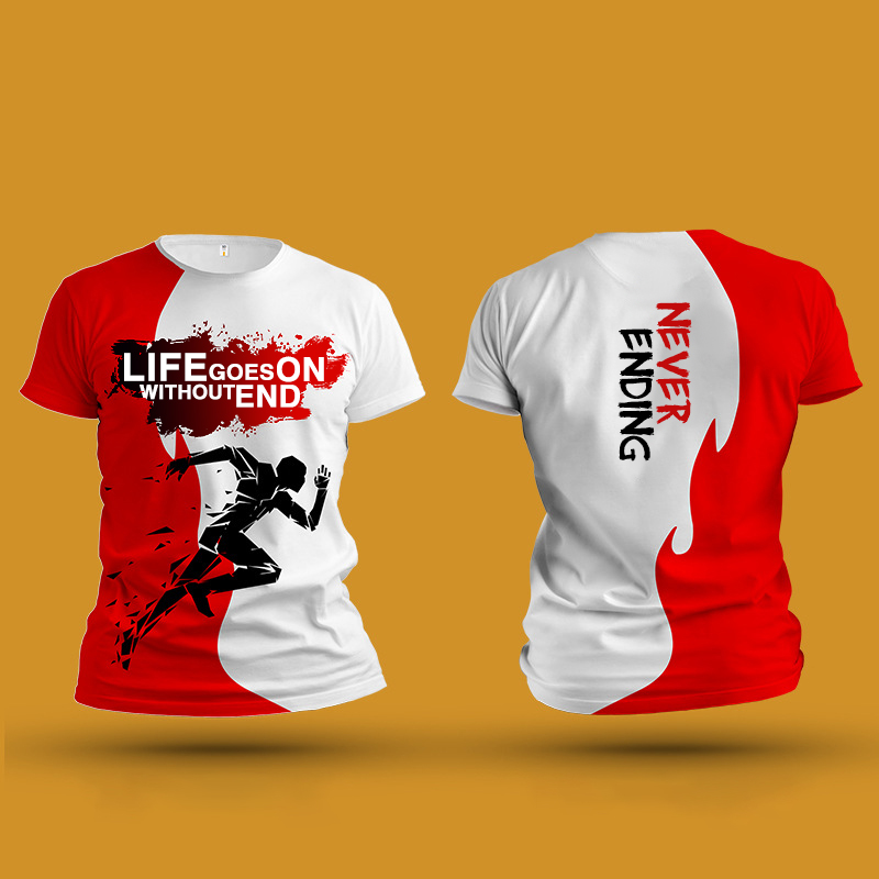 New breathable and comfortable sports T-shirt