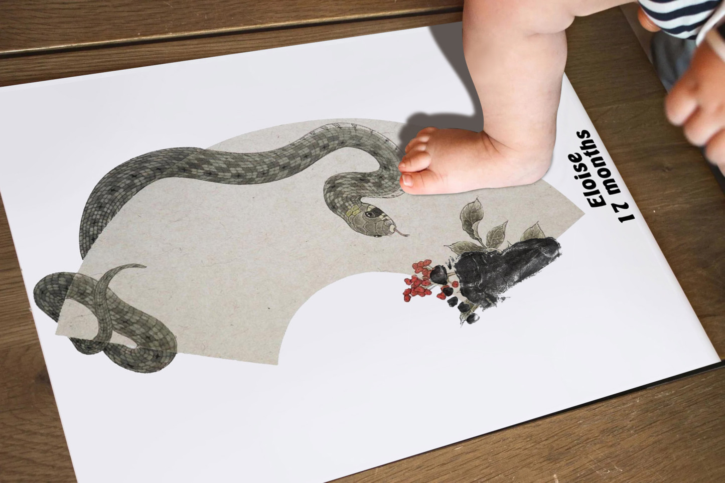 Year Of The Snake 2025 Chinese Lunar Year Animals Snake Baby Gift Personalized Mural Baby & Children's Room Gift