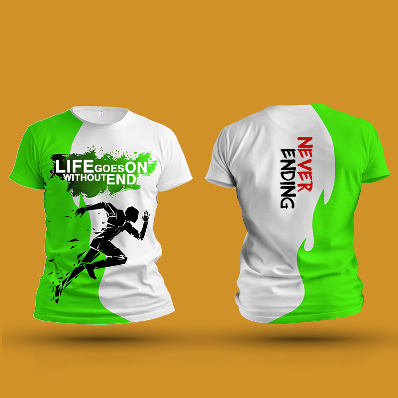 New breathable and comfortable sports T-shirt