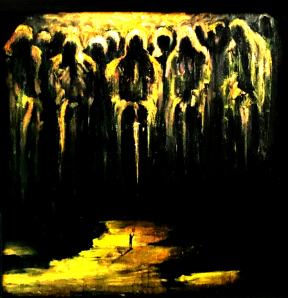 The hell Men's Short Sleeve  Printed T-shirt-