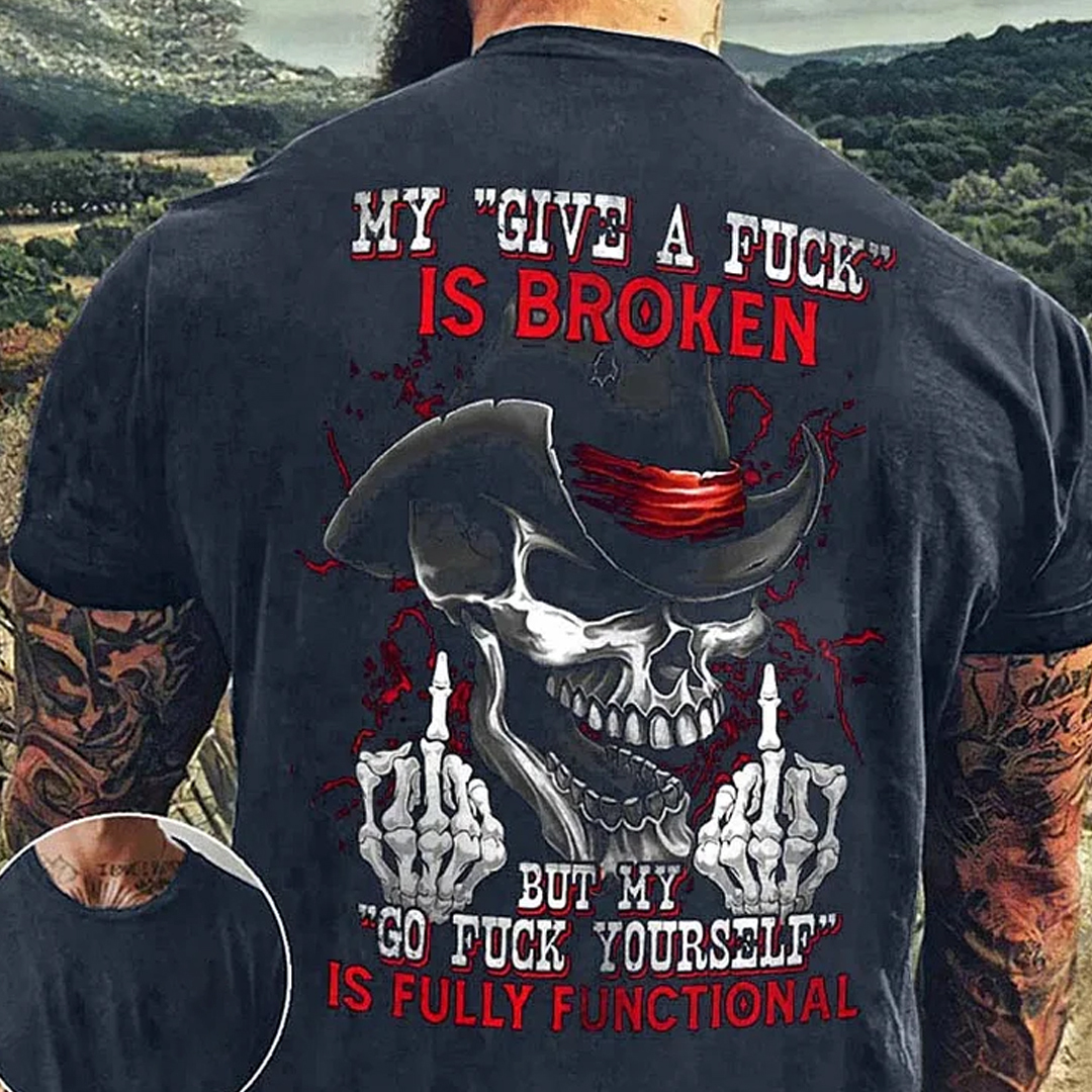 My GAF Is Broken Men's Short Sleeve  Printed T-shirt-