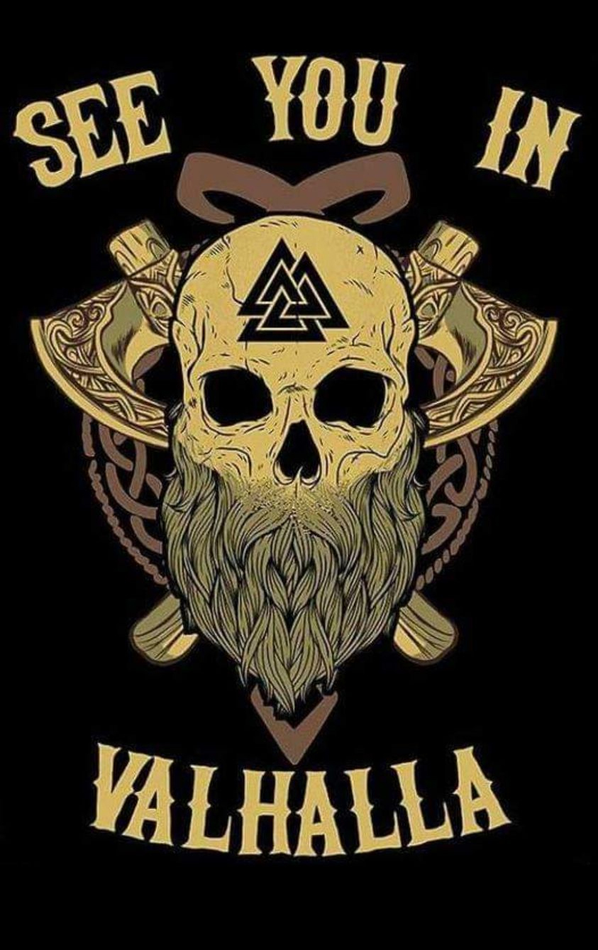 See You In Valhalla Men's Short Sleeve  Printed T-shirt-