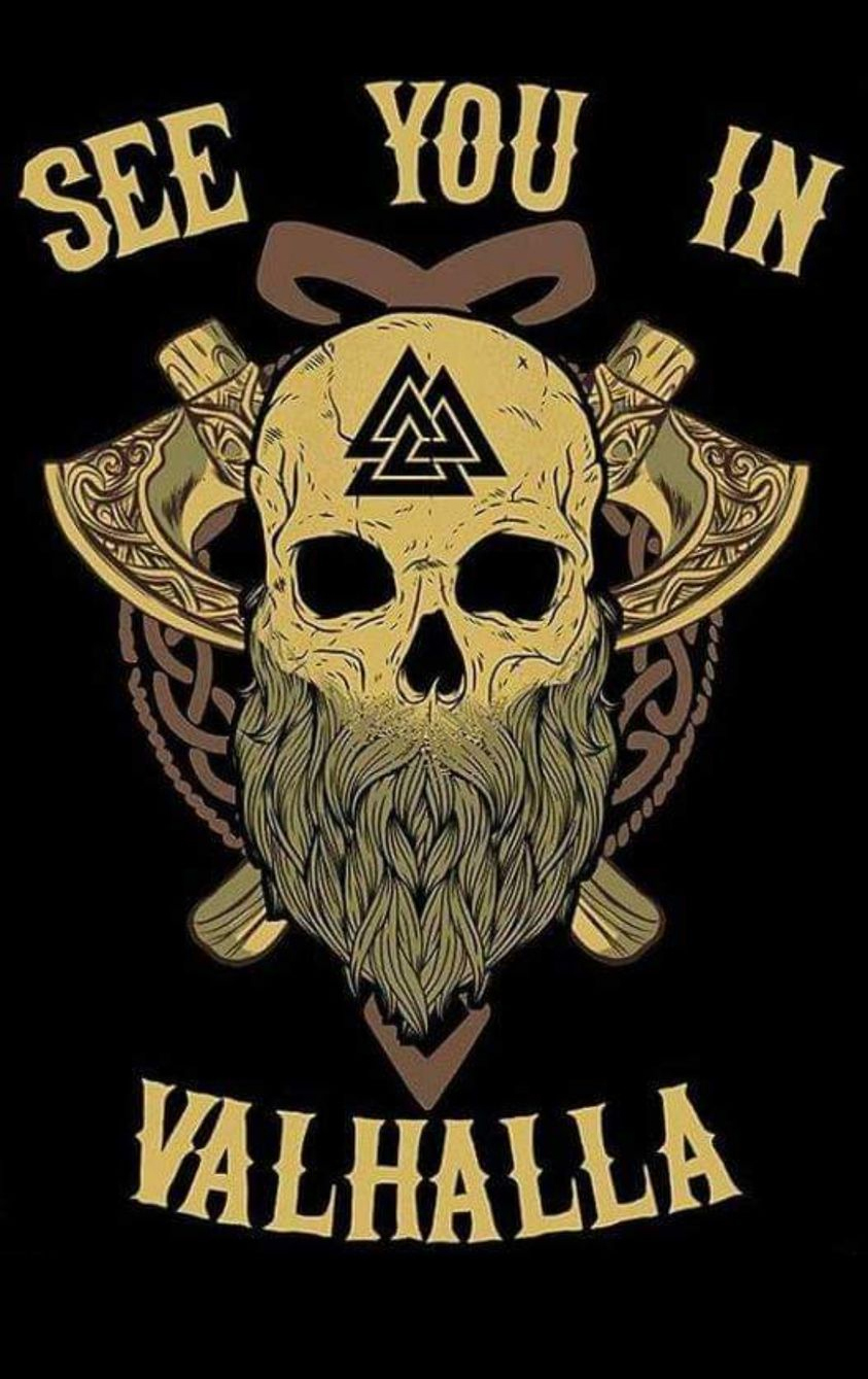 See You In Valhalla Men's Short Sleeve  Printed T-shirt-