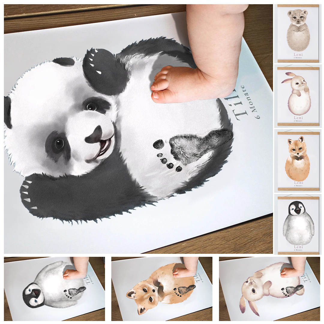 Continually updated Cute Rabbit, Baby Gift and Pets Gift Personalized,, Footprint Set, Mural Baby & Children's Room Animals,Easter Bunny(Bunny)