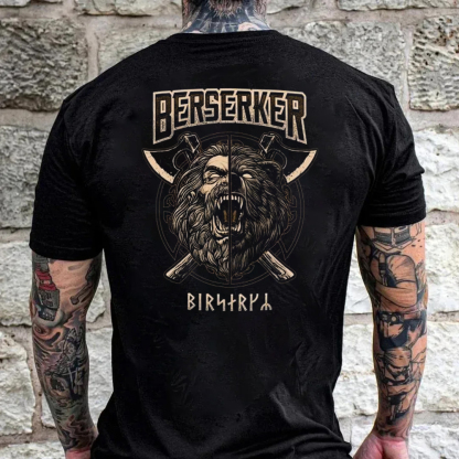Berserker Men's Short Sleeve  Printed T-shirt-