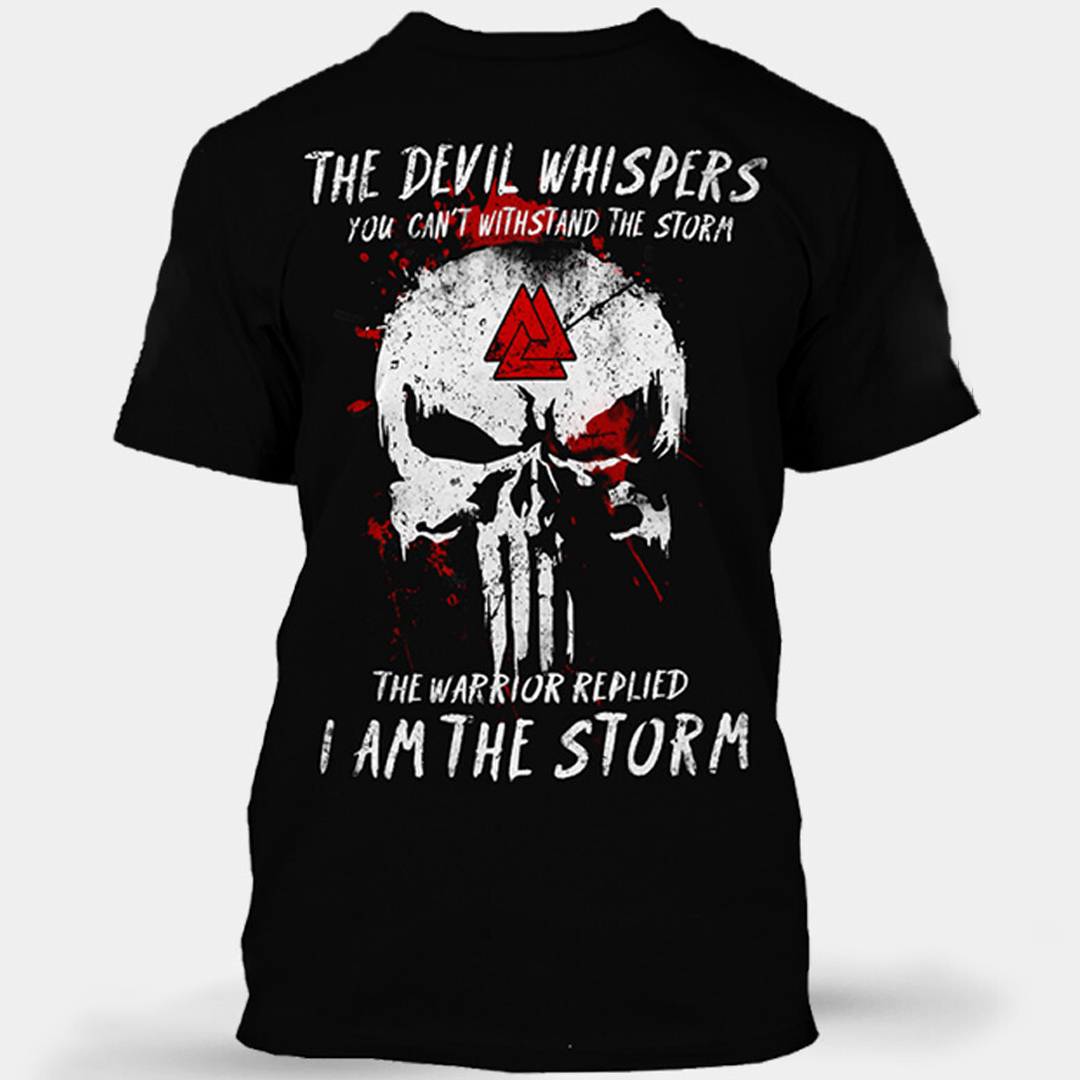 I Am The Storm Men's Short Sleeve  Printed T-shirt-