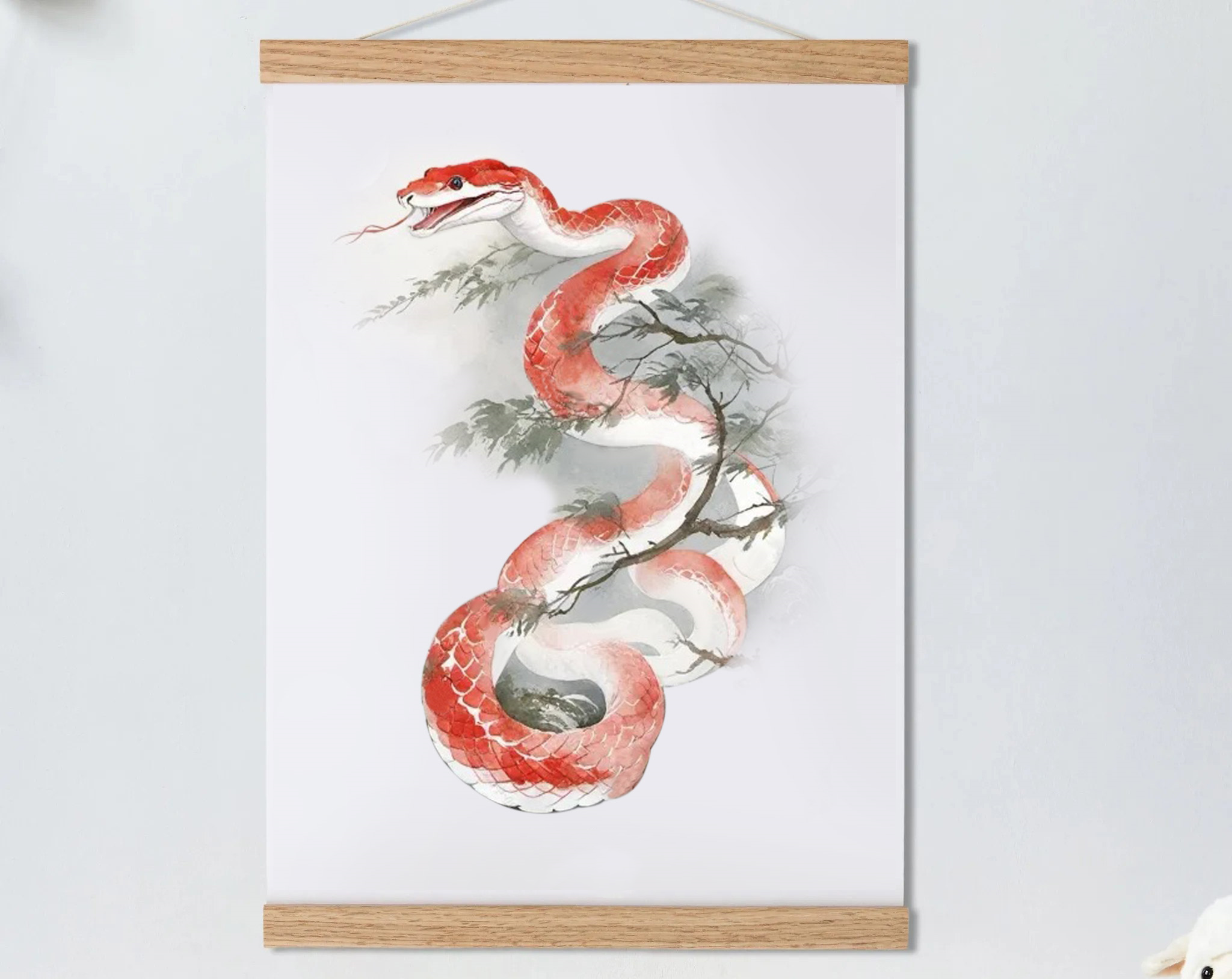 Year Of The Snake 2025 Chinese Lunar Year Animals Snake Baby Gift Personalized Mural Baby & Children's Room Gift