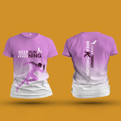 New breathable and comfortable sports T-shirt